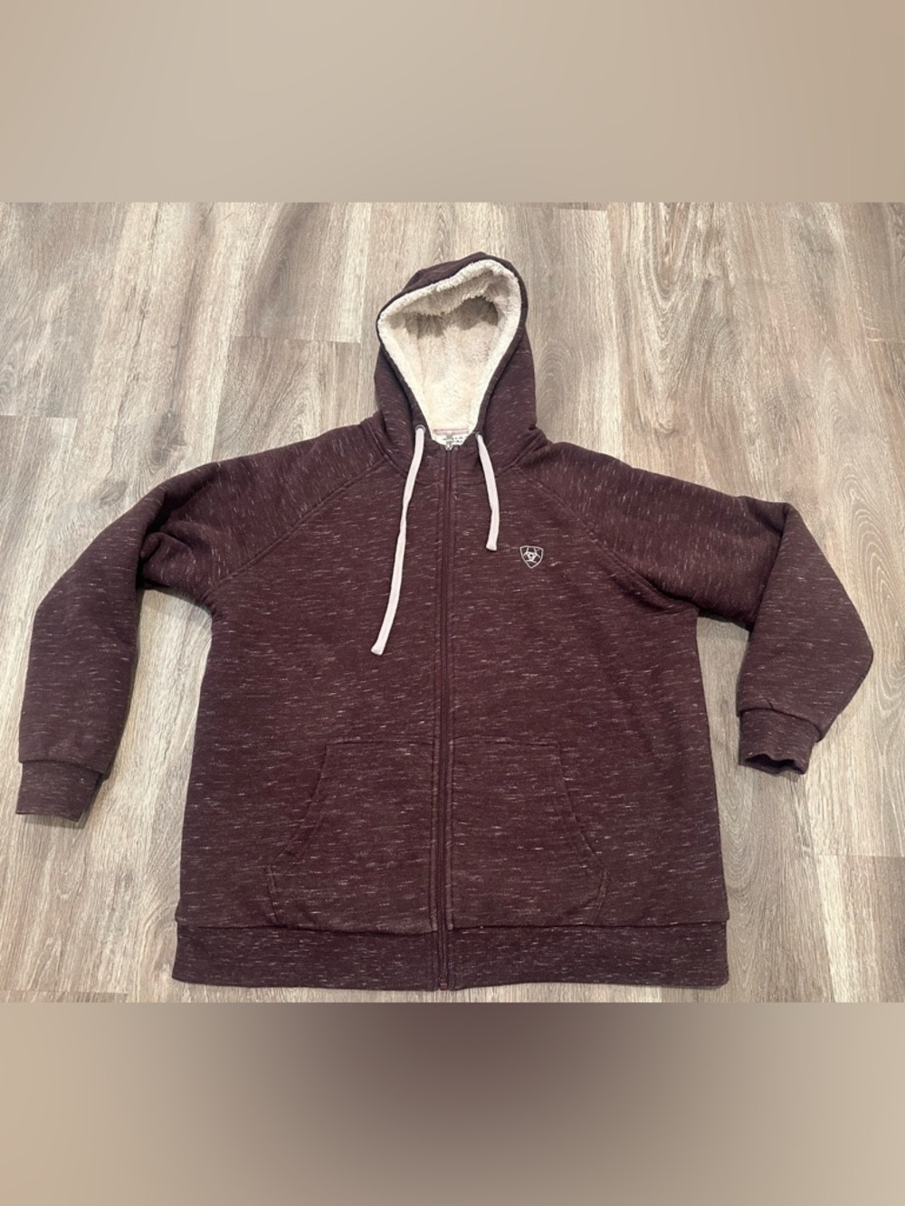 Ariat REAL Sherpa Full Zip Hoodie Women’s XL